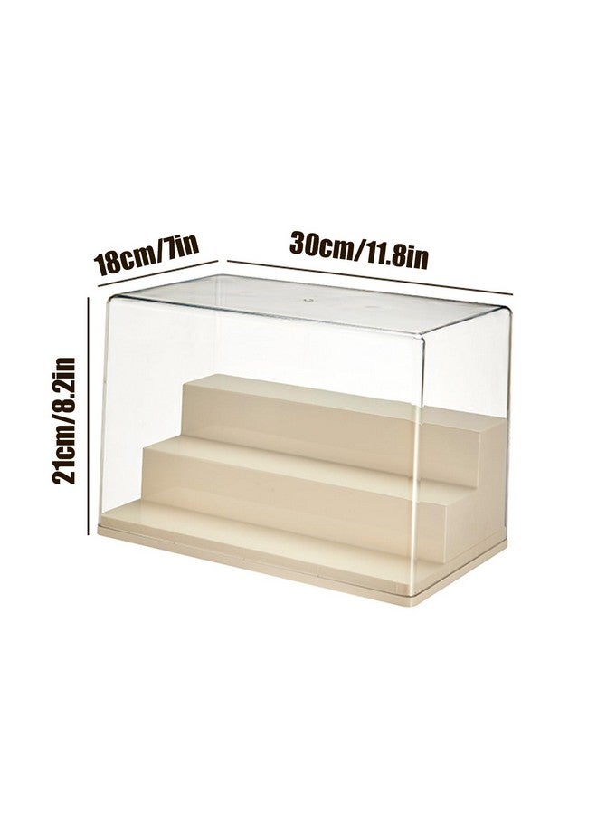 WMM Display Case for Minifigures Action Figures Blocks, Display Box for PopMart Sonny Angel Figures with Three Layers of Stairs, Gifts for Minifigure Collectors Lovers - Image 4