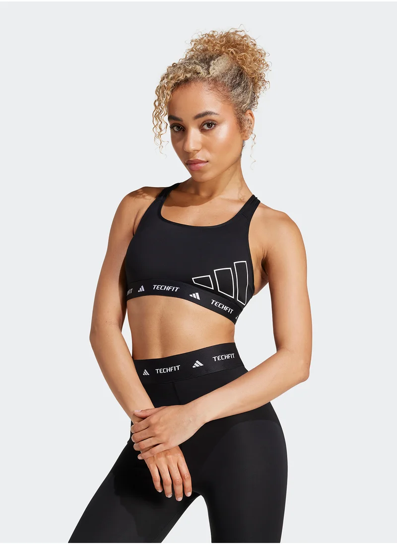 Adidas Techfit Graphic Bra