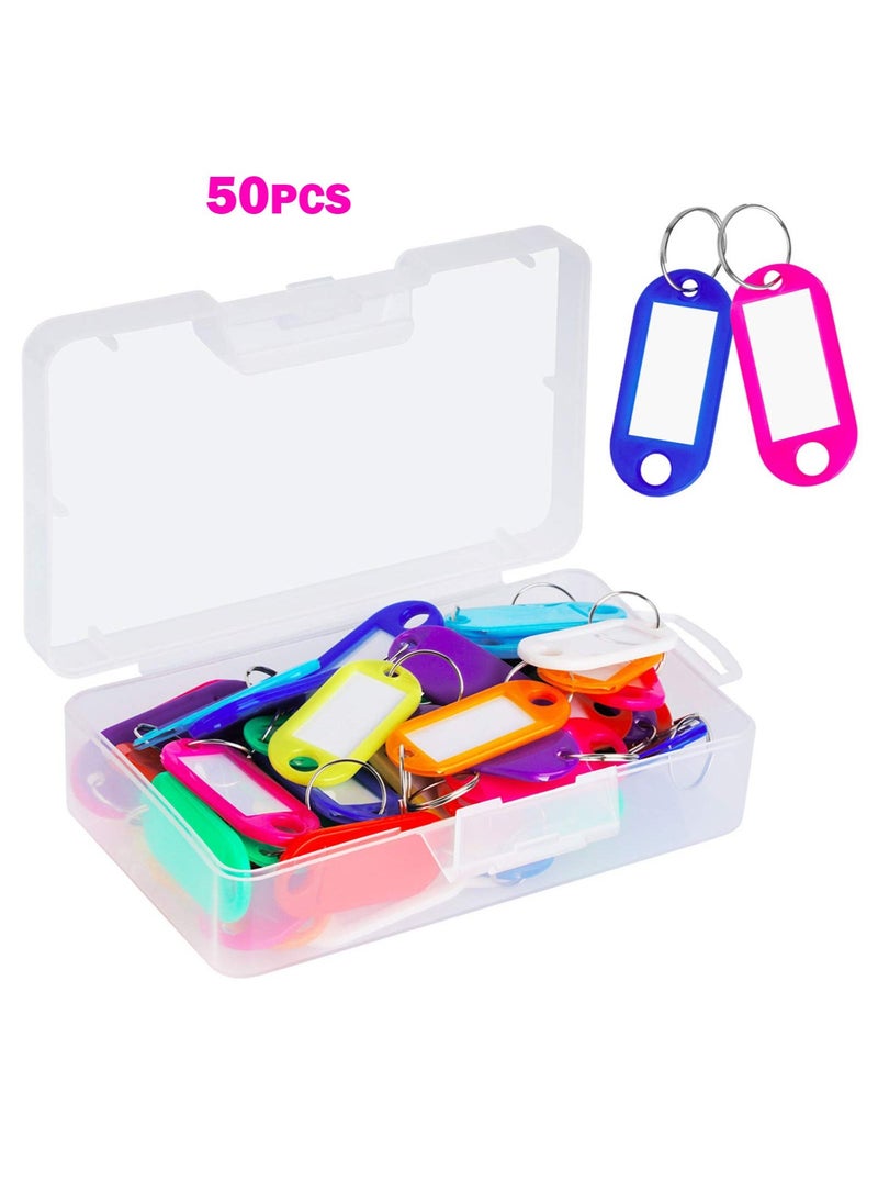 Generic 50-Piece Key Tags, Used for Labeling Keys(10 Colour)  - Image 1