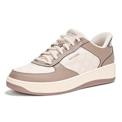 Skechers Court & Classics Womens,Sport Court 2.0-Daily Journey,TPBR,7.5 M US Taupe/Brown - Image 1