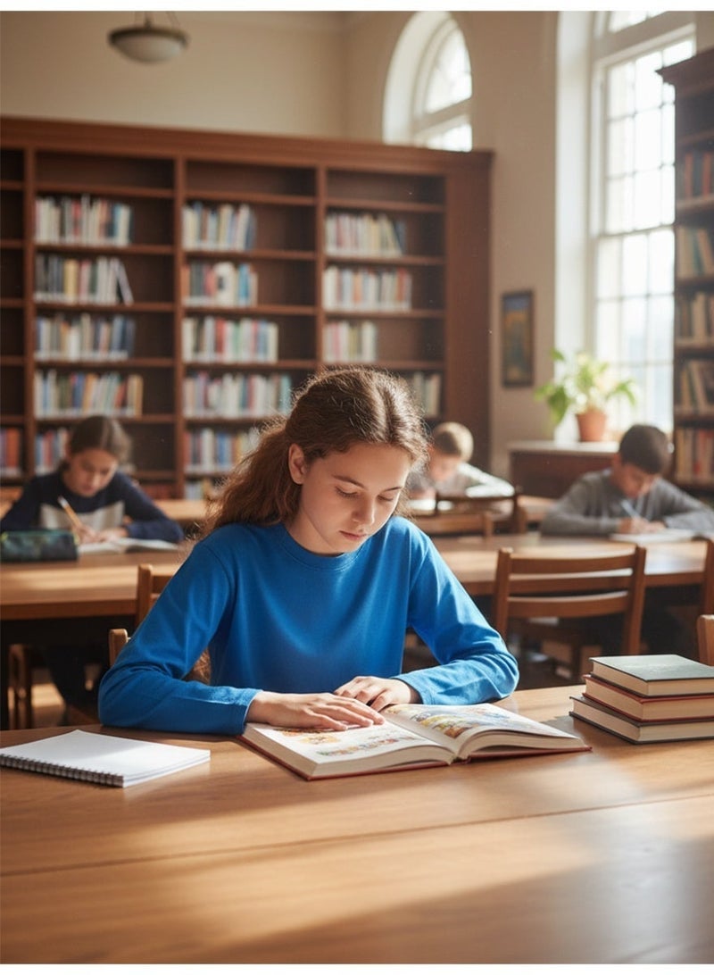 ويني بي تي شيرت أطفال طويل الأكمام من قطن ممشط 100% | فائق النعومة والتهوية | تي شيرت يومي للأولاد والبنات، مقاس 2-16 سنة - Image 3