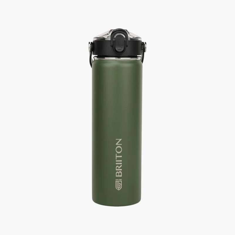 Briiton Water bottle -750Ml Double wall (stainless steel) Insulated Bottle-keeps Hot and Cold