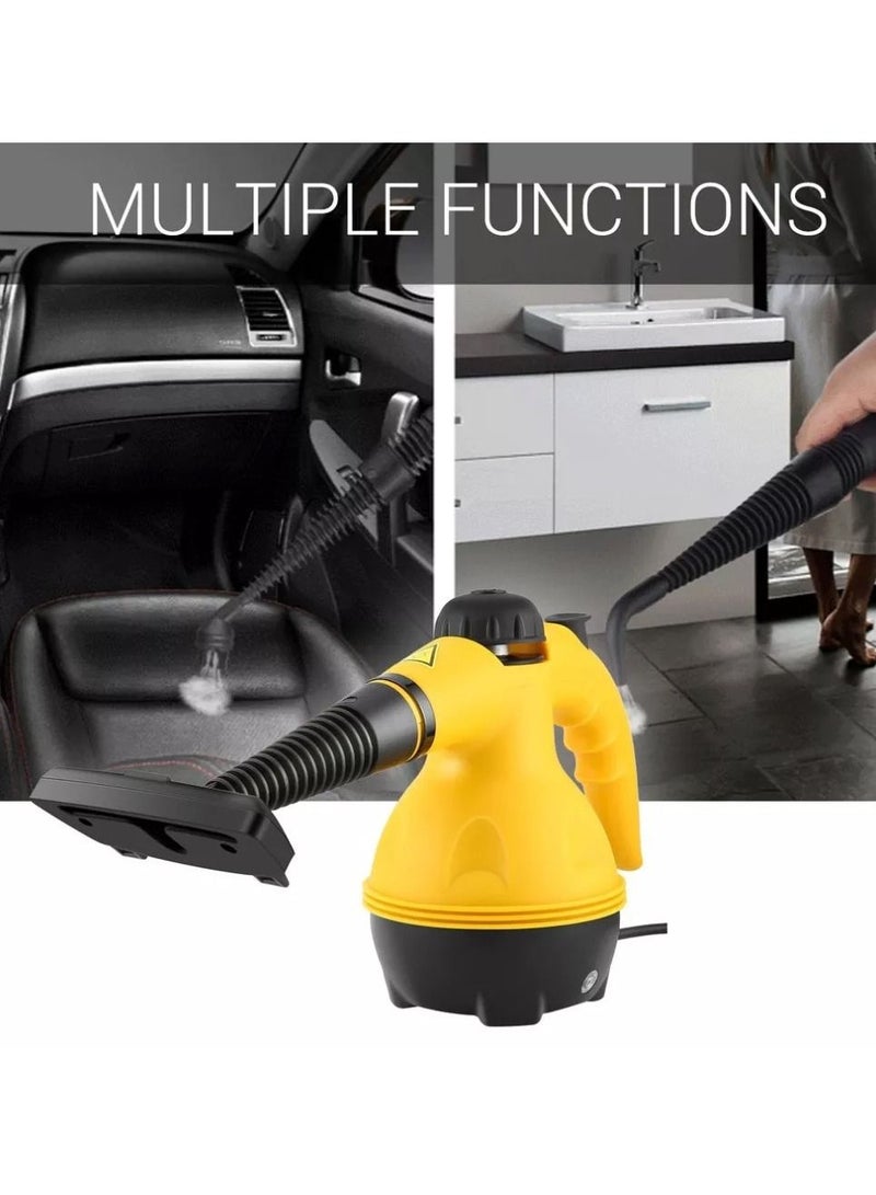 DubaiGallery Multipurpose Electric Steam Cleaner Handheld Portable Steamer Home Cleaning Accessories Kitchen Brush Tool EU Plug Hot Sale - Image 3