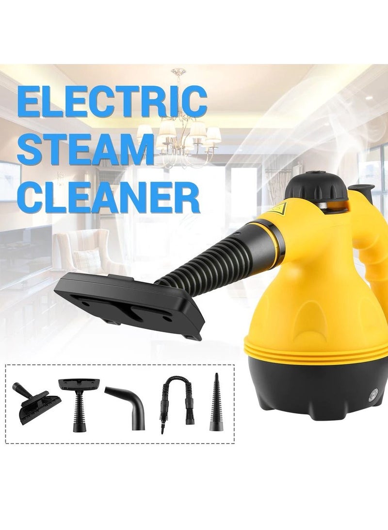 DubaiGallery Multipurpose Electric Steam Cleaner Handheld Portable Steamer Home Cleaning Accessories Kitchen Brush Tool EU Plug Hot Sale - Image 1