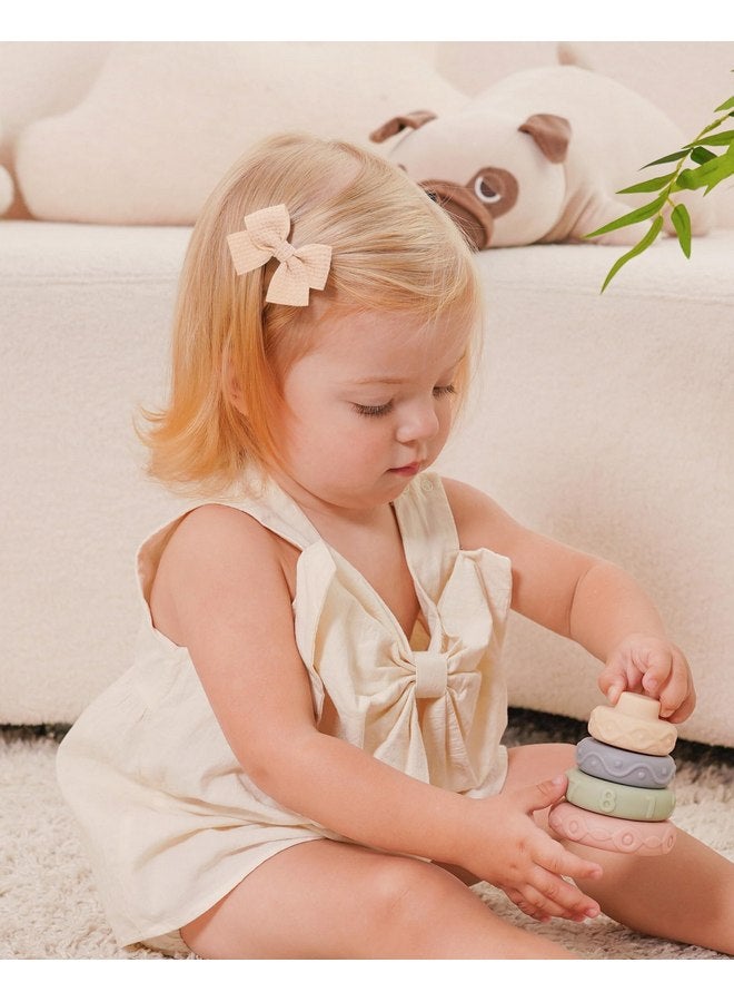 چولي بوز مشابك شعر للأطفال من Jollybows، 20 قطعة، مشابك شعر صغيرة على شكل تمساح، مقاس 2 بوصة، مشابك شعر رفيعة للأطفال الصغار - Image 1