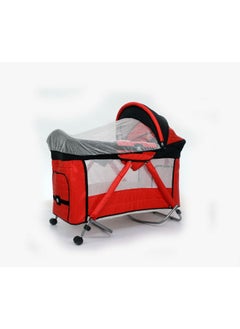 Uni baby Baby's Crib -Red 