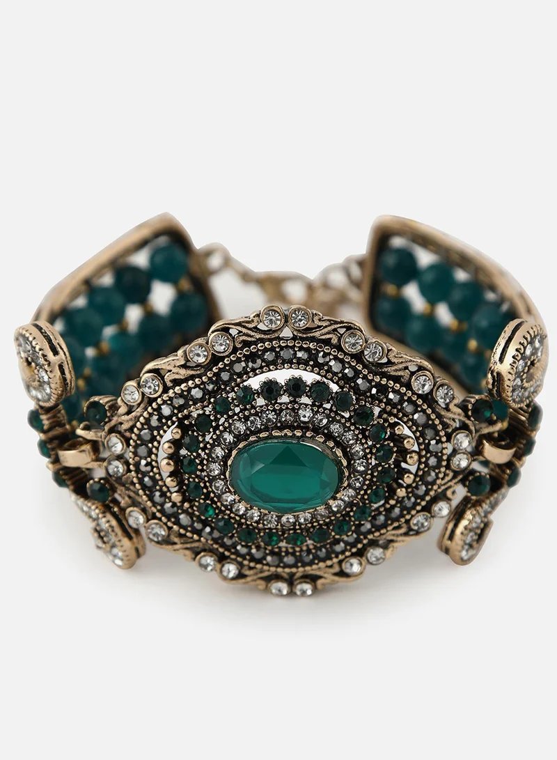 سوهي سوار حجر مصمم مطلي بالذهب