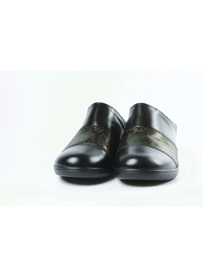 ZAYNA 092-3176 Zayna Ladies Casual Slides 2418-251 Black - Image 5