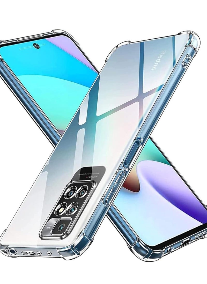 Generic Transparent TPU Case For Xiaomi Redmi 10 Soft Silicon Cover Ultra Thin Clear Phone Back Case  - Image 2