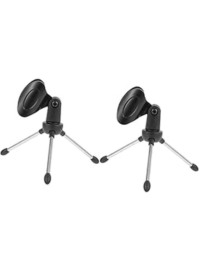 Universal Adjustable Desktop Microphone Tripod Stand Holder Compatible Snowball Blue Yeti - Image 1