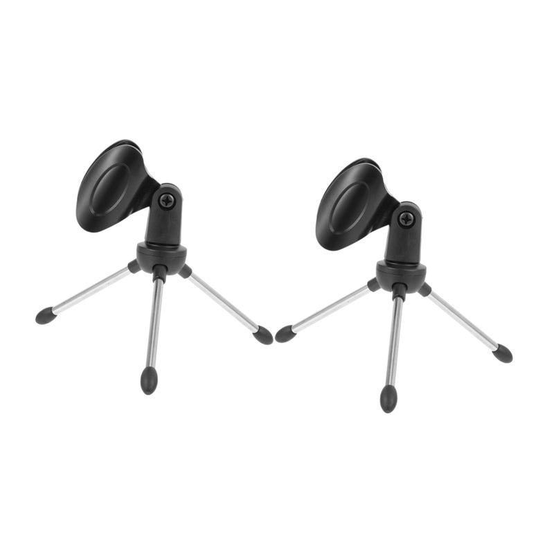 Universal Adjustable Desktop Microphone Tripod Stand Holder Compatible Snowball Blue Yeti - Image 2