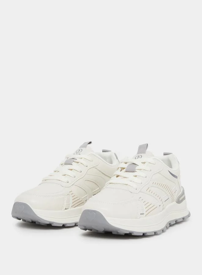 Styli Styli Chunky Sole Lace Up Sneakers