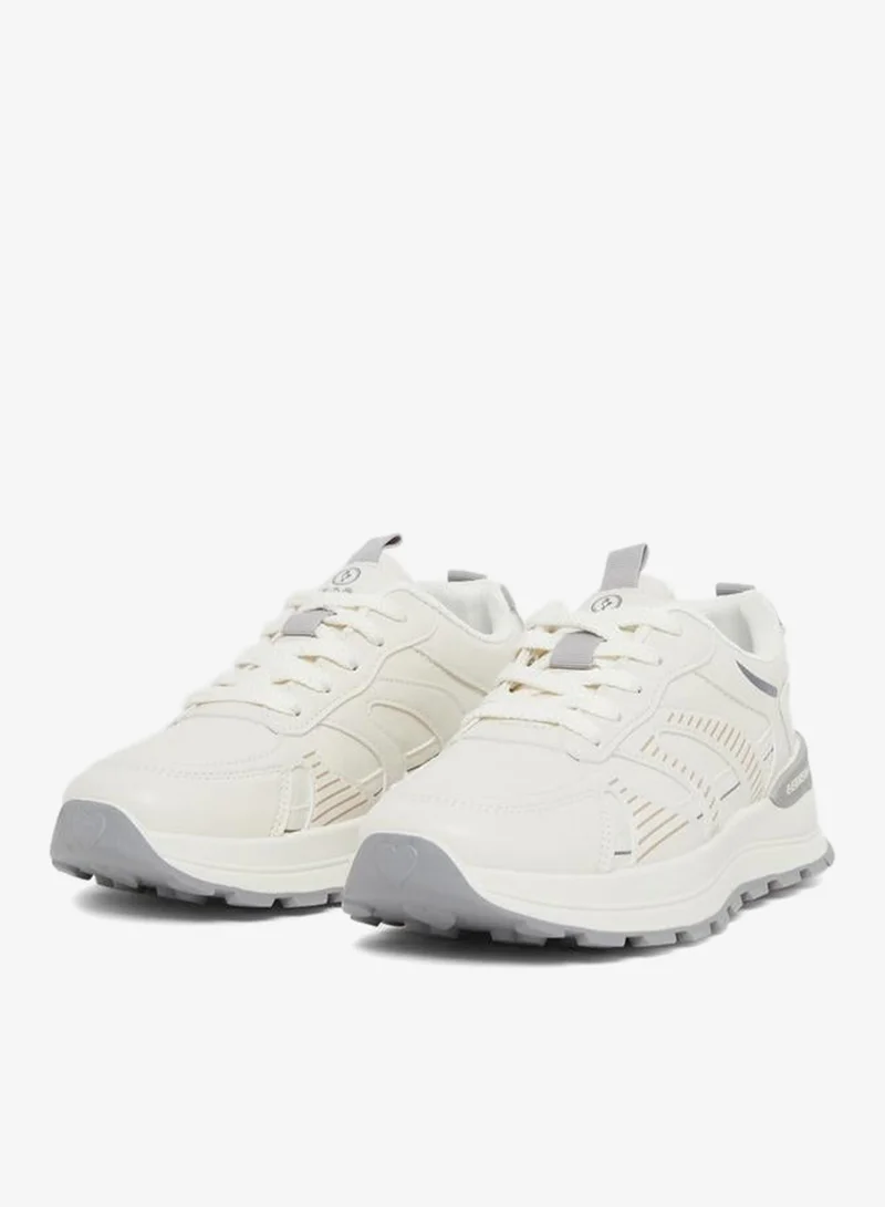 Styli Active Chunky Sole Lace Up Sneakers