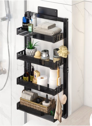 Shower Caddy Wall Shelf Shower Shelf with Hooks Drill Free Bathroom Storage Organizer Shelf - pzsku/ZF22E033A1E3C77F3716FZ/45/_/1696490688/93e6e661-ee55-4b97-ae4a-31c7e4eaf53a