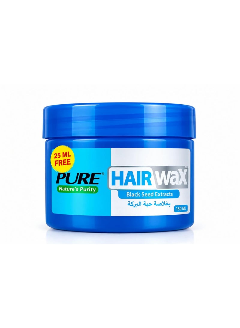 Pure Hair Wax Cream with Black Seed Extract, 125ml + 25ml Free - Image 1