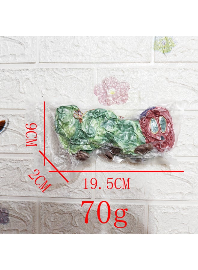 Children's Picture Book Very Machine Hungry Caterpillar Doll Pillow Children's Car Upper Neck Pillow Baby's Back Sleeping Artifact-Color:Small Vacuum 25cm-Height:5 - Image 1