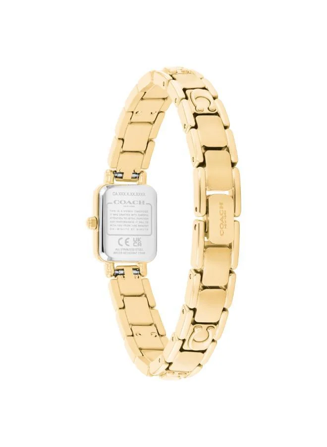 Coach  Ionic Plated Thin Gold Steel Quartz Basic Mini Watch for Women | Best Price UAE