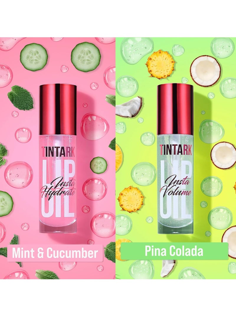 Tintark Professional Lip Plumper Set Instant Plump Moisturizer and Softer Lips Double Fix for Lip Hydrate and Volumize DUO ACTION Lip Gloss Plumping Hydrating Lip Oil Reduces Lip Lines for a Fuller - Image 3