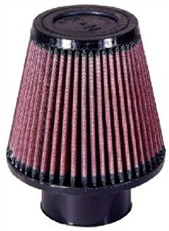 K&N High-Flow Original Lifetime Universal Clamp-On Air Filter: High Performance, Premium, Washable: Flange Diameter: 3 In, Filter Height: 5 In, Flange Length: 1.75 In, Shape: Round Tapered, RU-3580 - Image 1