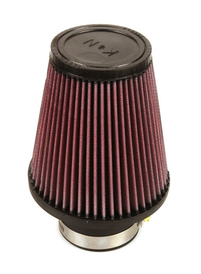 K&N High-Flow Original Lifetime Universal Clamp-On Air Filter: High Performance, Premium, Washable: Flange Diameter: 3 In, Filter Height: 5 In, Flange Length: 1.75 In, Shape: Round Tapered, RU-3580 - Image 4