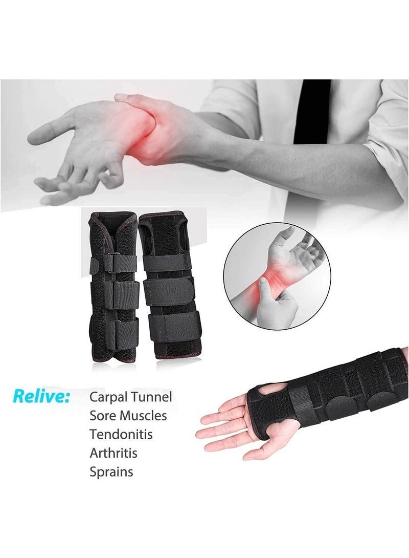 KENSON Carpal Tunnel Splint Brace Adjustable Wrist Support Brace Breathable Hand Support Splint for Wrist Pain Relief Arthritis Sprains Fits Both Hands - Image 3