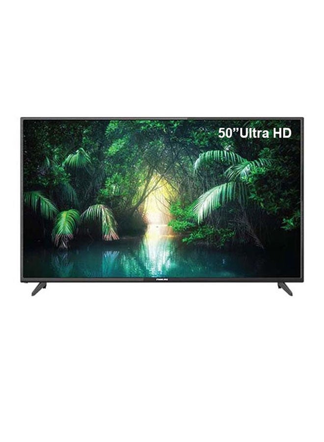 NIKAI 50 Inch 4K UHD Smart LED TV | Android OS | Built-In Wi-Fi And DLNA | Smart Apps including Twitter, Facebook, and Skype | 3 HDMI 2 USB | Quad-Core Processor | 60Hz | Model Year 2018 | 2 Year Warranty- UHD5010SLED/UHD50SLED/ UHD50SLED- UHD50SLED4/UHD50SLED5 Black - Image 2