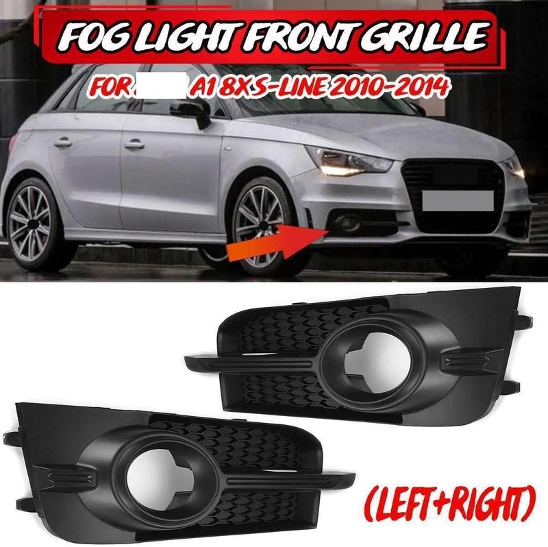 QASULER Fog Lamp Grill Trim for Audi A1 2011-2014 - Image 2
