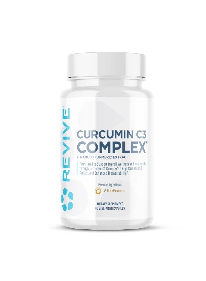 Revive Curcumin C3 Complex - Joint Health, Mobility & Flexibility Support Supplement - 60 Capsules - Image 1