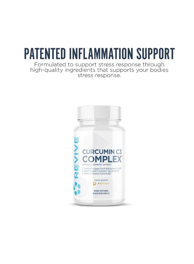 Revive Curcumin C3 Complex - Joint Health, Mobility & Flexibility Support Supplement - 60 Capsules - Image 4