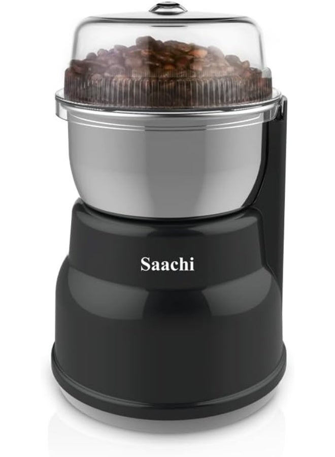 Saachi NL-CG-4972-BK Electric Coffee Grinder, 100g Capacity, 300W, Black - Image 4