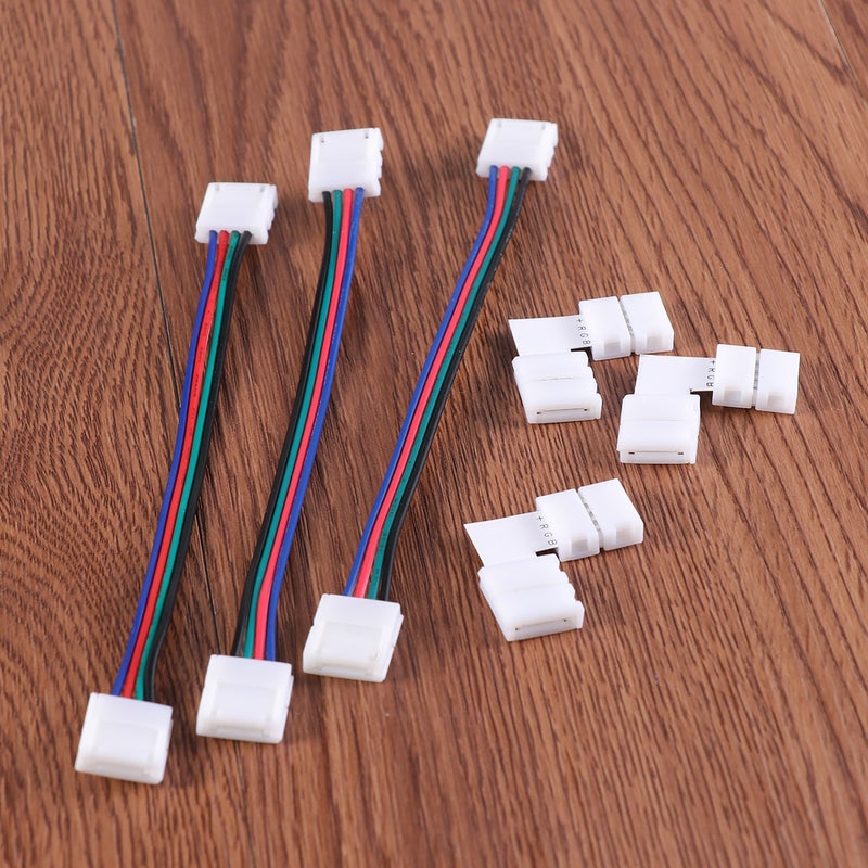 🏠 مجموعة موصل شرائط إضاءة RGB LED بدون لحام - Image 5