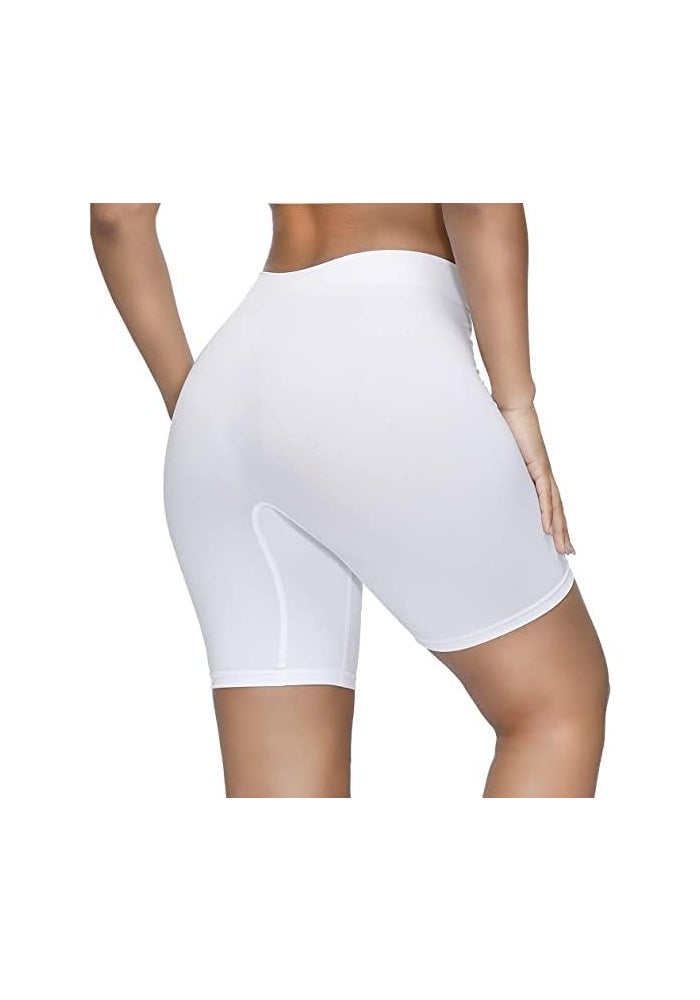 Mysha Women's High Waist Seamless Cycling Shorts - Soft Cotton Spandex Biker Shorts for Yoga and Everyday Wear - Image 2