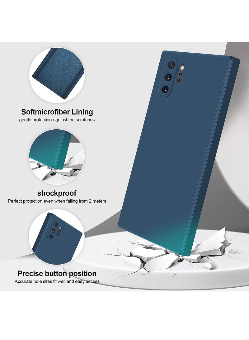 LEDIN Samsung Galaxy Note 10 Plus Case Cover soft TPU Transparent Silicone Gel Back Protective slim fit camera protection case Designed for Samsung Galaxy Note 10 Plus (Blue) - Image 2
