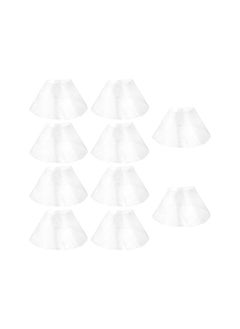 silvercnc 10Pcs 23CM Round Grease Filter for Range Hood Kitchen Cooking Practical Iron Range Hood Vent Grease Filter Replacement Mesh Net Cooker Hood Accessories 23X23X12. 5CM