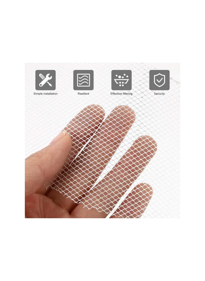 silvercnc - silvercnc 10Pcs 23CM Round Grease Filter for Range Hood Kitchen Cooking Practical Iron Range Hood Vent Grease Filter Replacement Mesh Net Cooker Hood Accessories 23X23X12. 5CM - Image 1