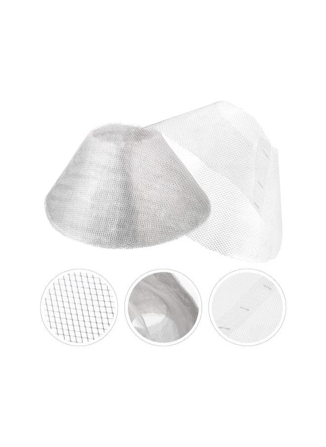 silvercnc - silvercnc 10Pcs 23CM Round Grease Filter for Range Hood Kitchen Cooking Practical Iron Range Hood Vent Grease Filter Replacement Mesh Net Cooker Hood Accessories 23X23X12. 5CM - Image 1