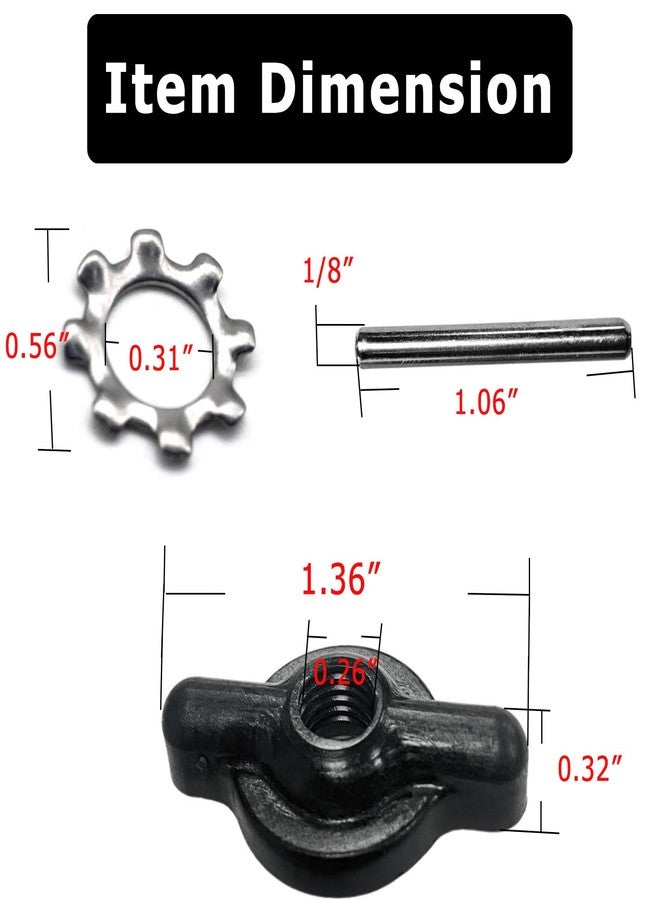 عبوة من 5 قطع، صامولة مروحة 1865010 مقاس 3/8 بوصة، طقم MKP-9 A، تناسب محركات Minn Kota الكهربائية 12 فولت و24 فولت - Image 2