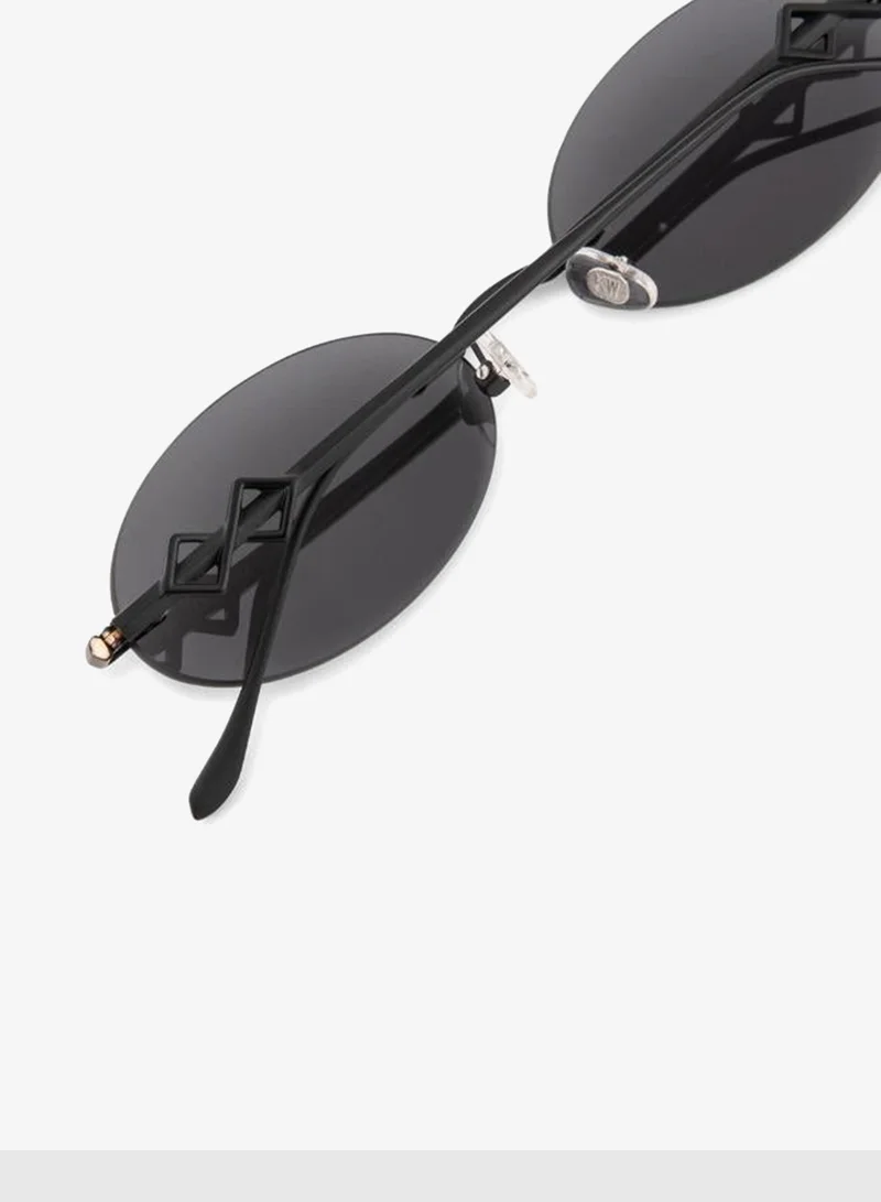 Karen Wazen  Vicky Oval Sunglasses for Women | Best Price UAE