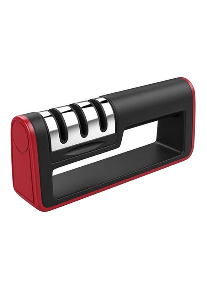 نيبمينينت أداة شحذ السكاكين على ثلاث مراحل أسود/ أحمر/ فضي - Image 1