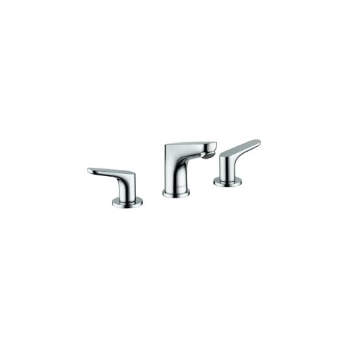 hansgrohe Focus Modern Widespread Easy Clean 2-Handle 3 5-inch Tall Bathroom Sink Faucet in Chrome, 04369000, Medium - Image 1