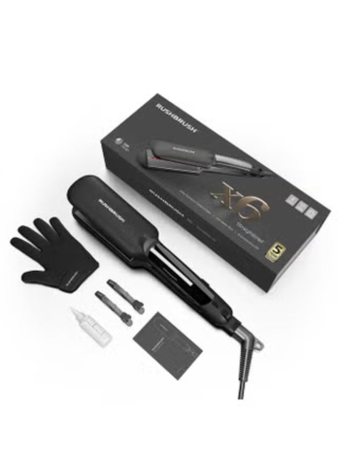 راش براش مكواة فرد الشعر كحلي  X6 Straightener - Image 3