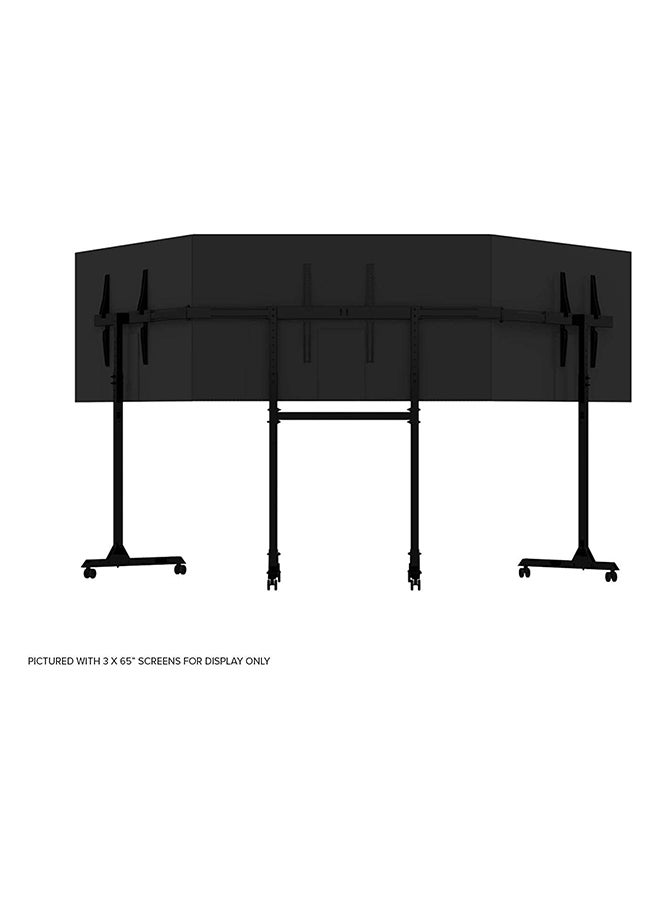 next level RACING Next Level NLR-A010 Free Standing Triple Monitor Stand - Image 5