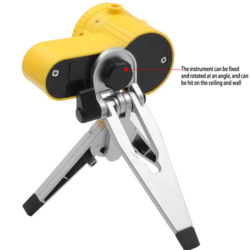 Silver Tripod 360 Degree Adjustable Self Leveling Laser Line Tool For Repair Equipment - Image 5