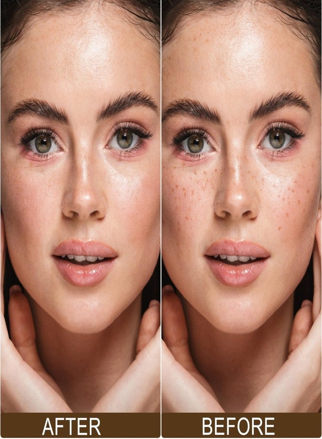HongChengSM Faux Freckle Stamp Pen, Upgrade Liquid Fake Freckles Makeup Tool, Fake Freckles Stamp Air Cushion, Long Lasting Waterproof Quick Dry Freckles Stamp Pen for Natural Sunkissed Makeup (Light) - Image 5