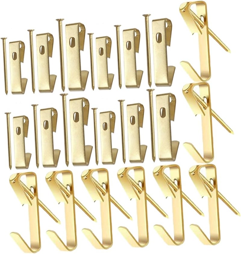 طقم تعليق الصور Tehaux مع خطاطيف الحائط والمسامير للإطارات والحقائب والقبعات وعرض الأعمال الفنية - Image 2