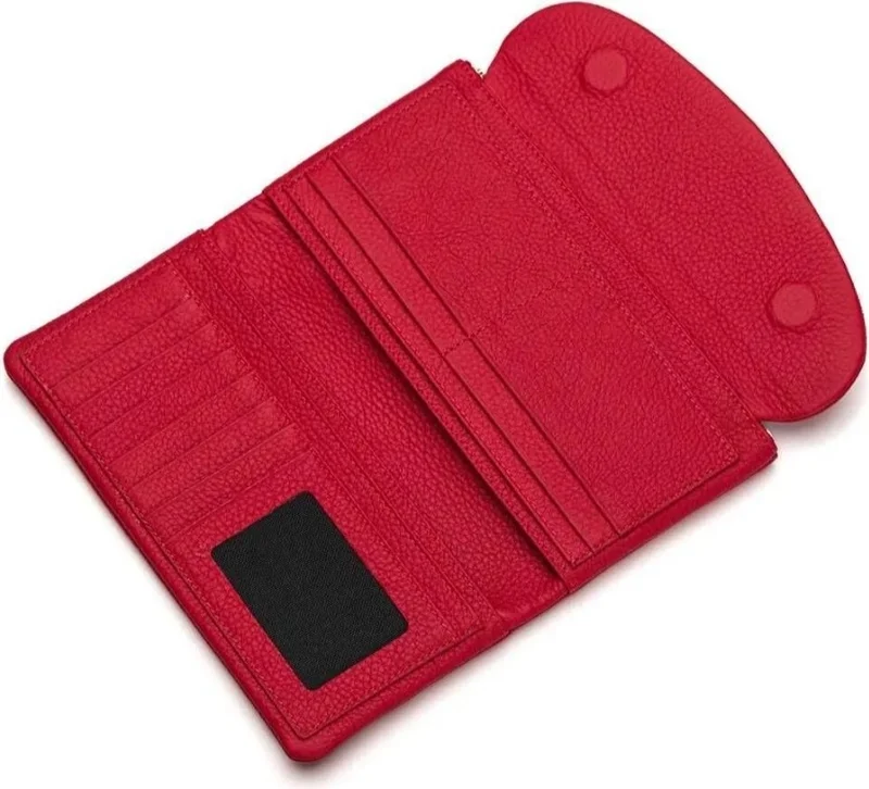 ويست بولو Women Genuine Leather Wallet Clutch