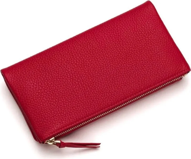 ويست بولو Women Genuine Leather Wallet Clutch