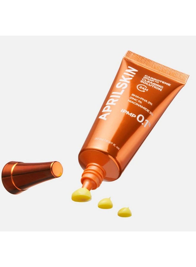 APRILSKIN Carrotene IPMP™ Clearing Solution || Quickly soothes troubled areas and helps clear blemishes | Formulated with BHA, AHA, Niacinamide & Zinc Oxide | Vegan, Cruelty-Free (0.67fl.oz.) - Image 2