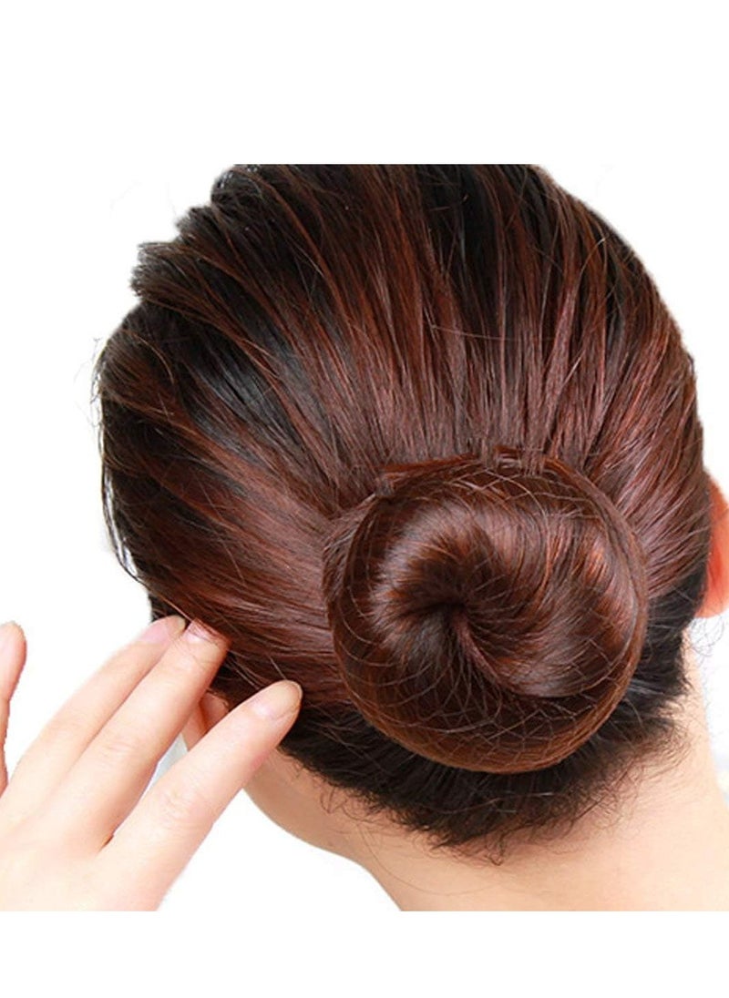 globalstar Globalstar 144-Piece Brown Nylon Hairnets - Durable and Comfortable Elastic Edge Mesh Hair Accessories  - Image 4