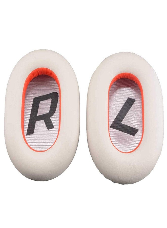 YDYBZB Ear Pads Replacement Memory Foam Cushions Ear Covers Compatible with Plantronics Voyager 8200 UC Stereo Headphones Protein Leather Earpads (White) - Image 4
